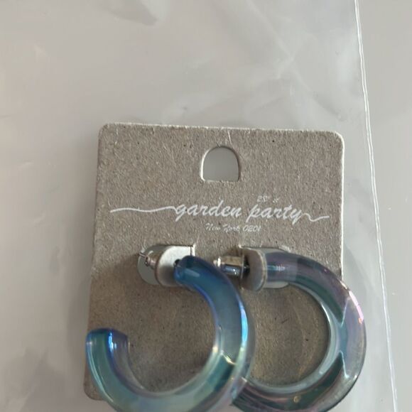 Garden Party Hoops Earrings - Picture 3 of 4